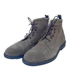 All Saints EU 45/UK 11/US 12/CN 2.5 Harland Men's Leather Bloom Boots Stone Grey